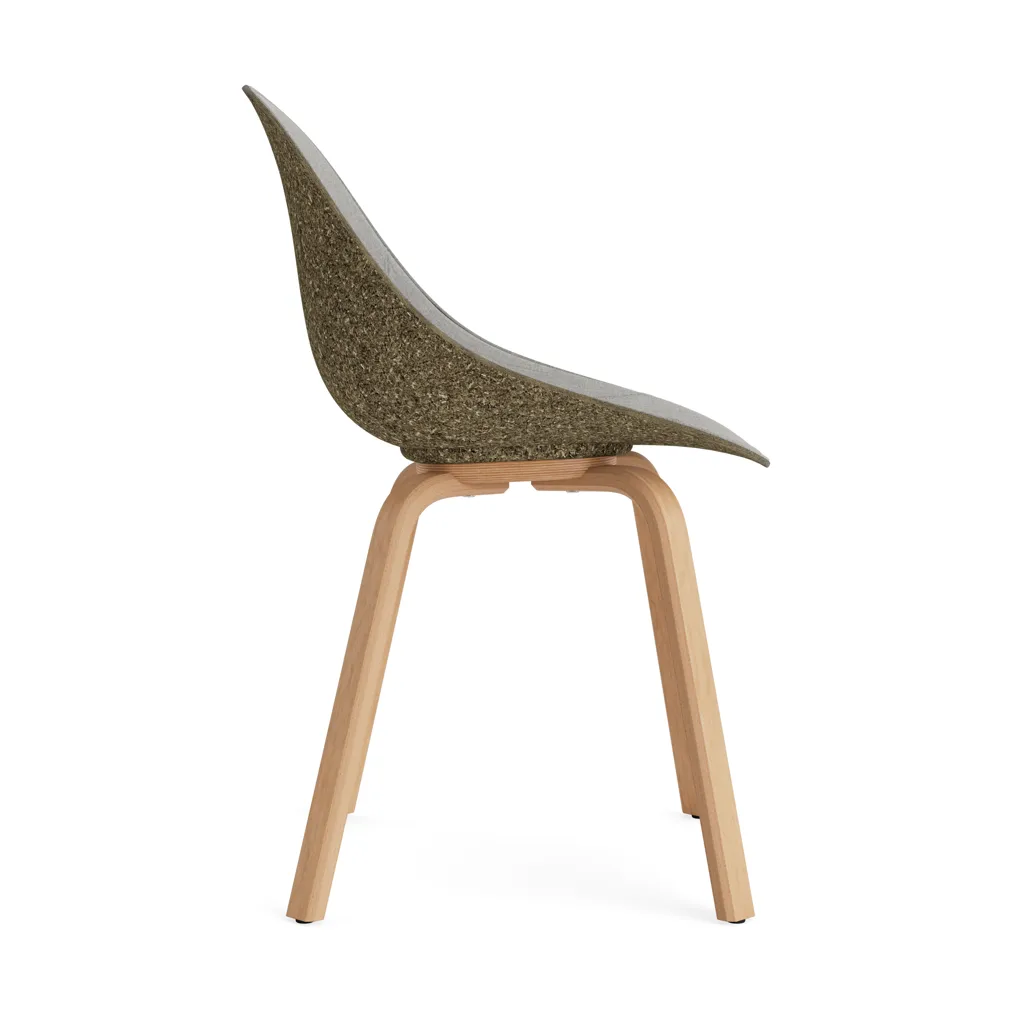 Mat Chair chair front upholstered, Remix 133-seaweed-beech Normann Copenhagen