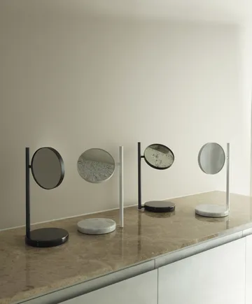 Pose table mirror double-sided - Black - Normann Copenhagen