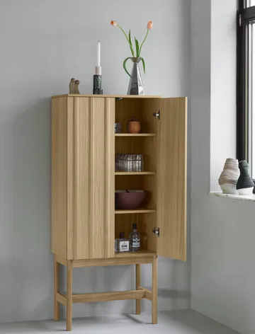 Rib cabinet - Oak, 166.5x70x43 cm - Normann Copenhagen
