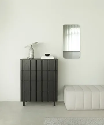 Rib dresser 4 drawers - Soft Black - Normann Copenhagen