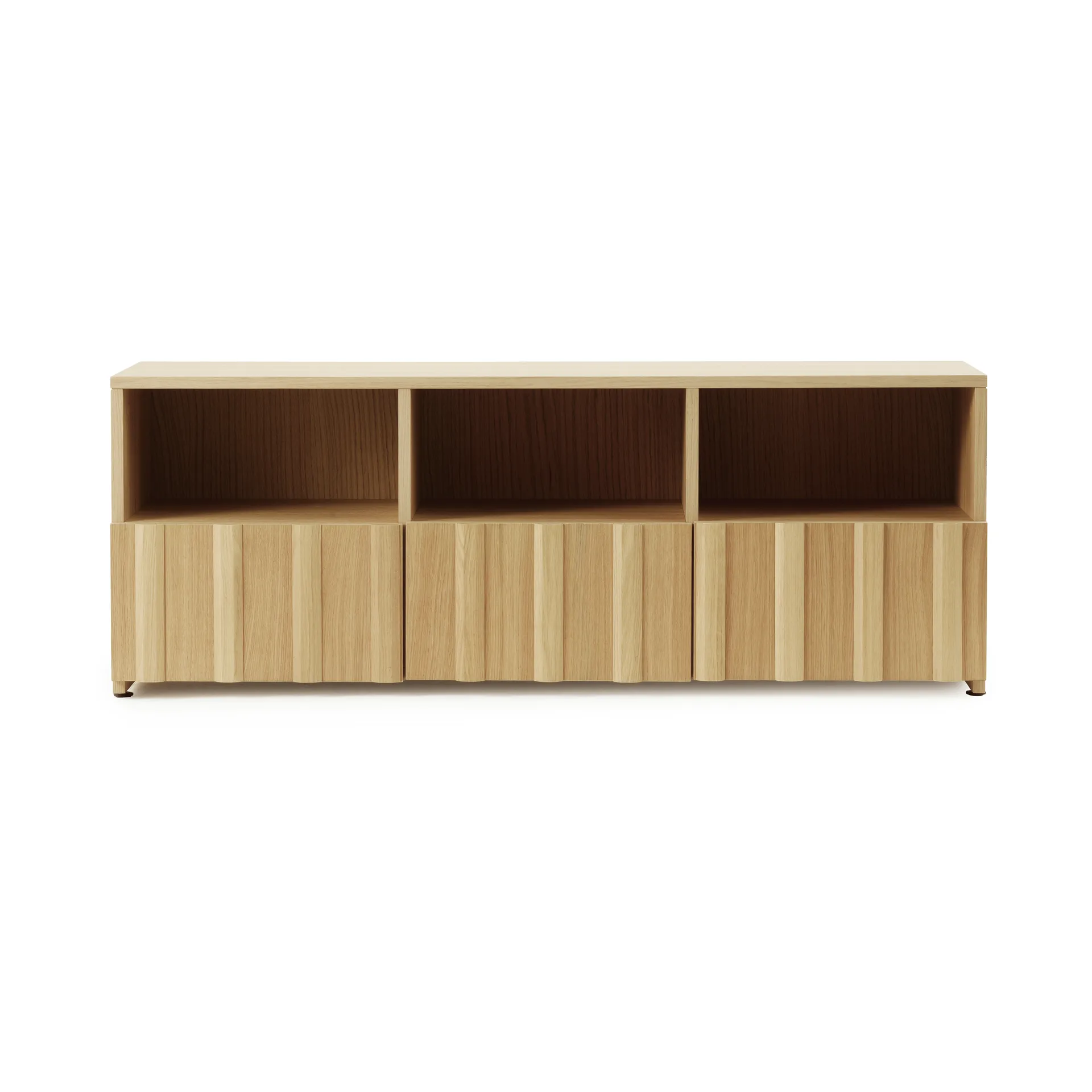 Rib sideboard hybrid, Oak, 44x120x38 cm Normann Copenhagen