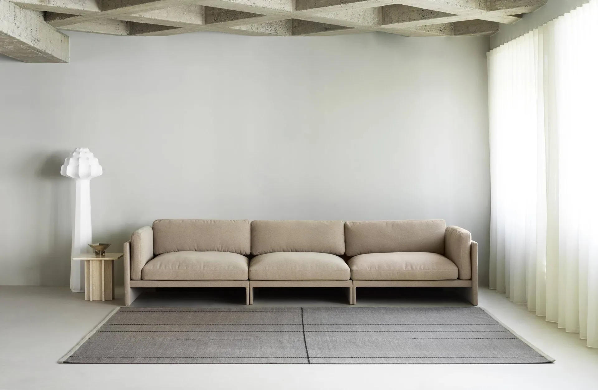Seam rug, Blue tones, 170x240 cm Normann Copenhagen