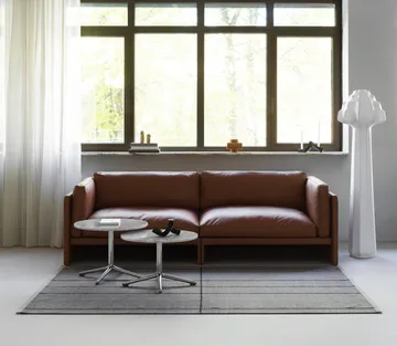 Seam rug - Blue tones, 250x350 cm - Normann Copenhagen