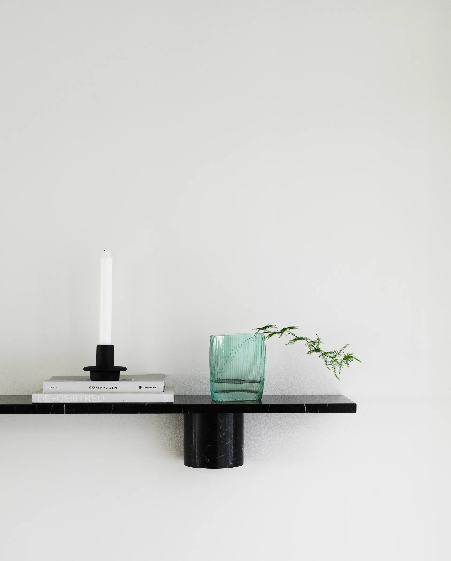 Sten Shelf 80 cm, Black marble Normann Copenhagen