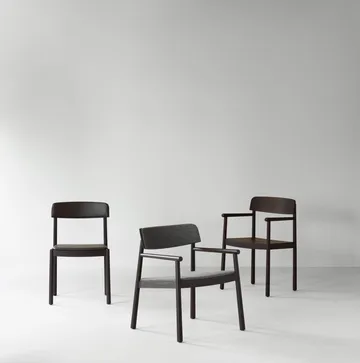 Timb armchair - Brown ash-Ultra Leather Chocolate - Normann Copenhagen