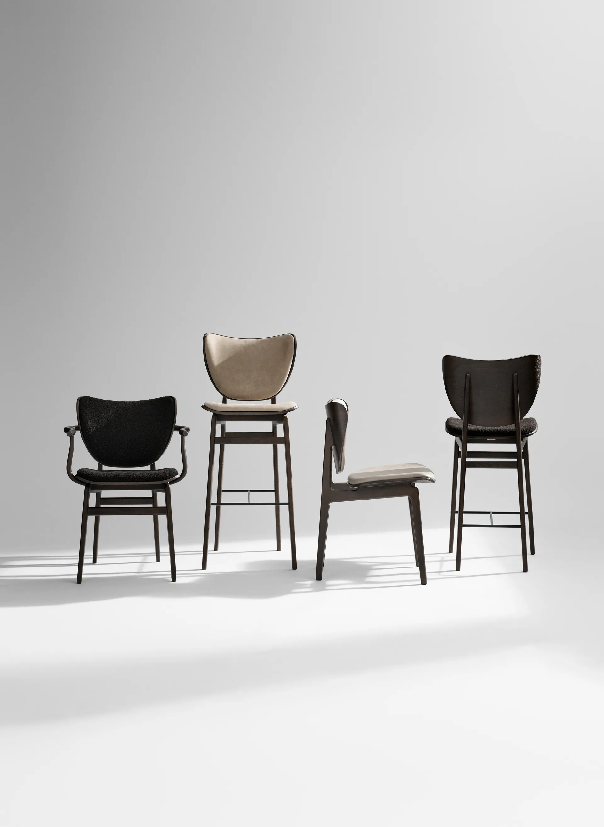 Elephant bar stool, Light smoked, 75 cm NORR11