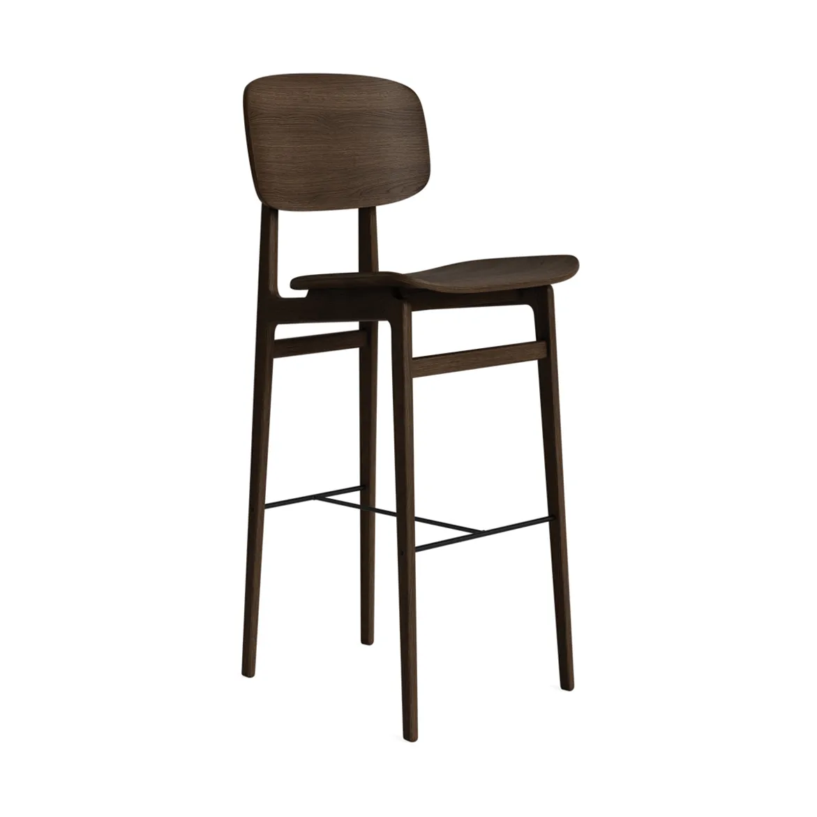 NY11 bar stool, Dark smoked oak, 75 cm NORR11