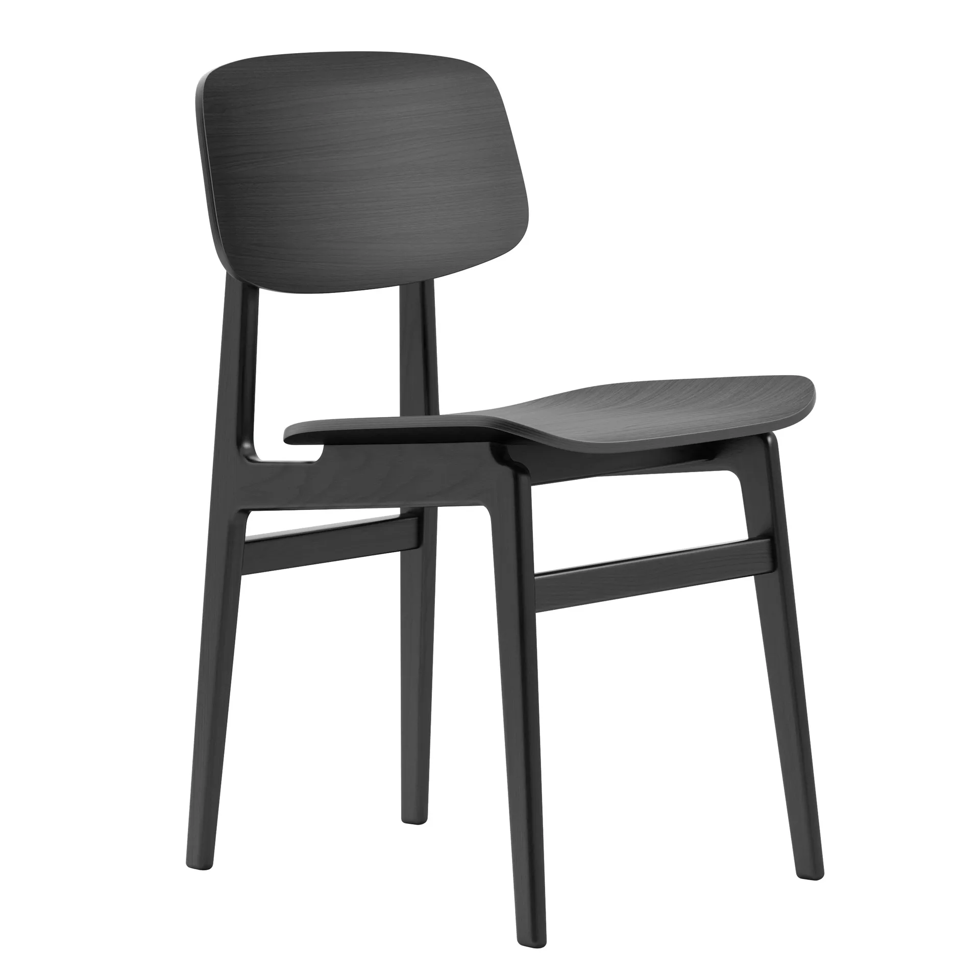 NY11 chair, Black oiled oak NORR11