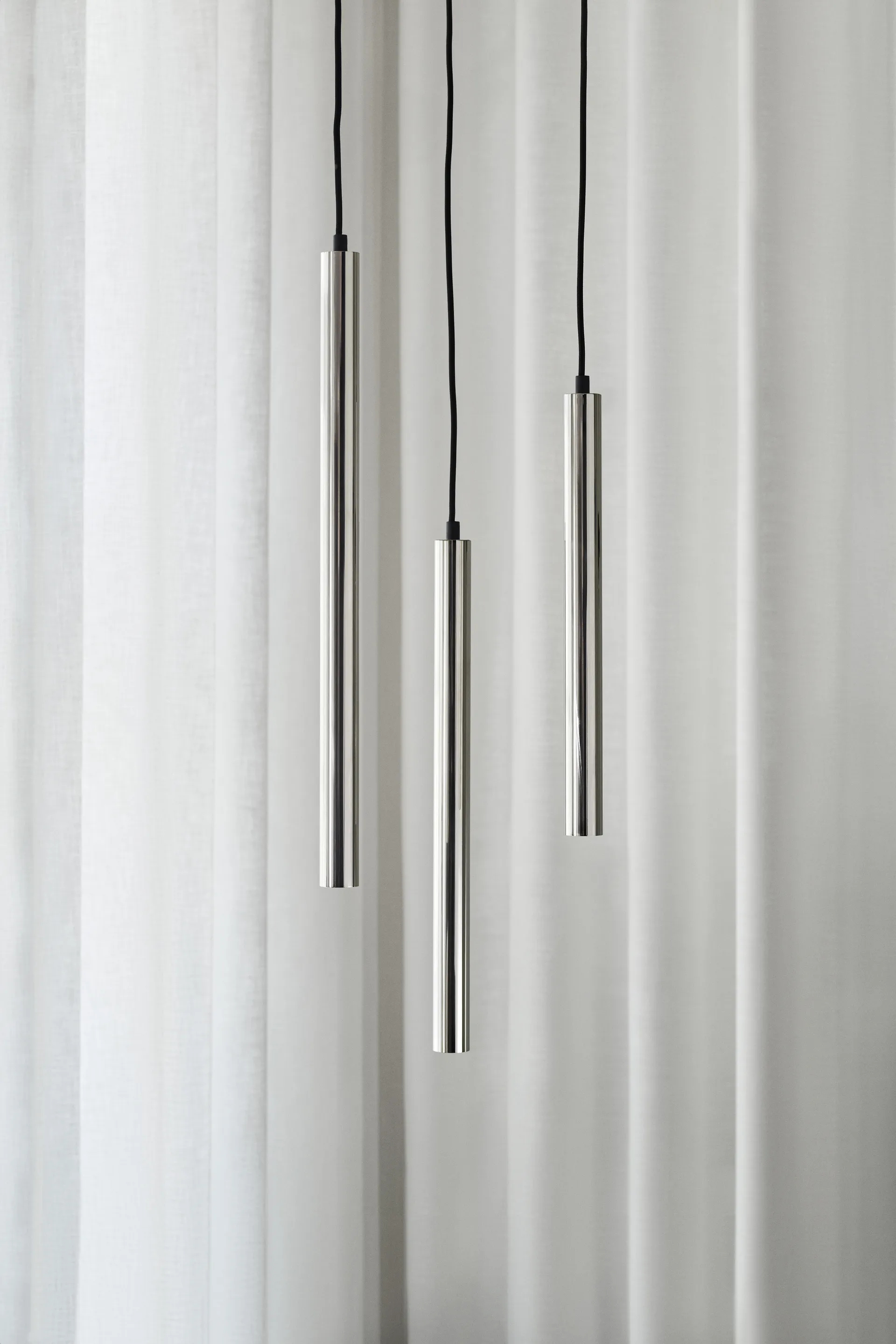 Pipe pendant lamp, Black, large NORR11