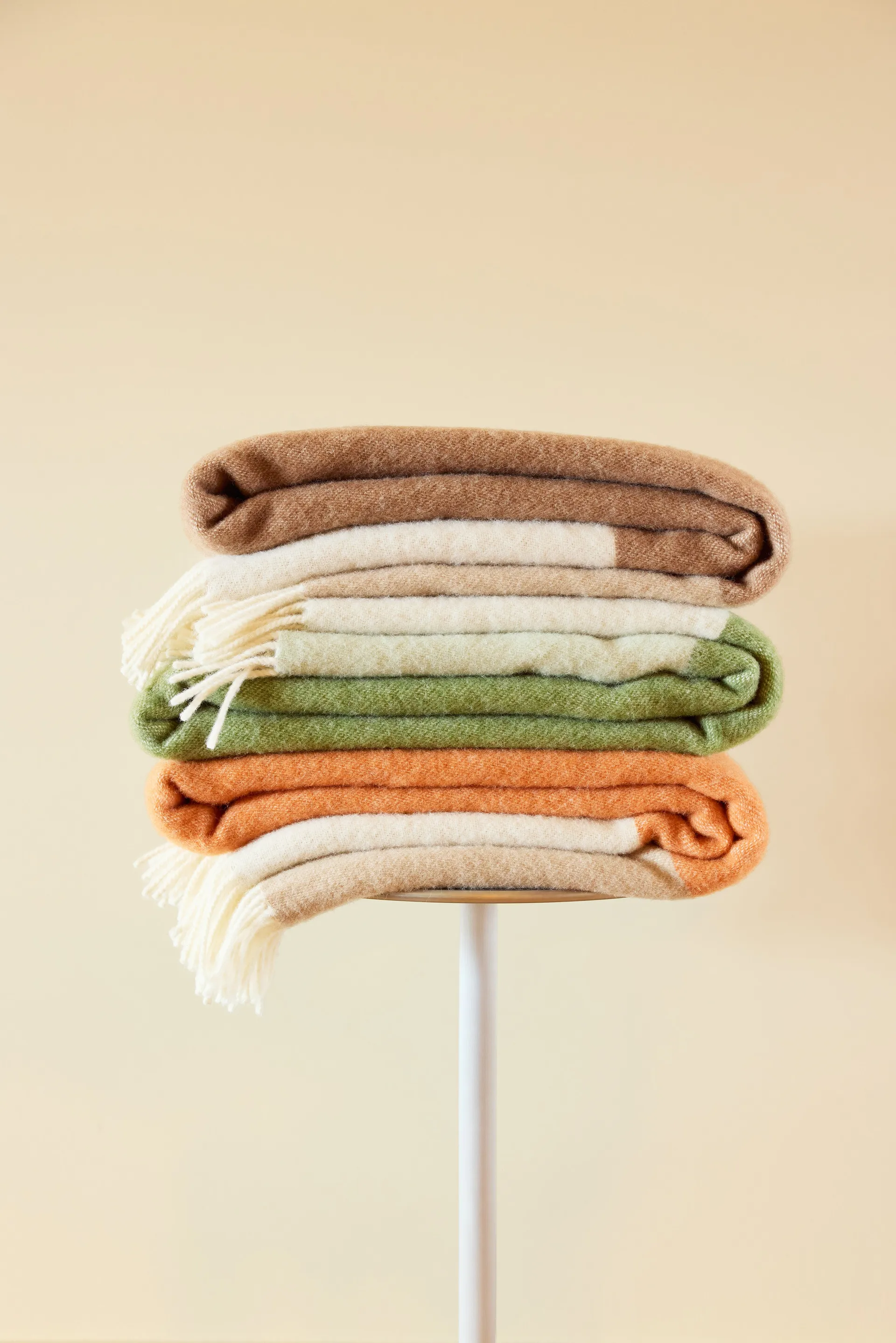 Layer throw blanket, Brown, 130x170 cm Northern