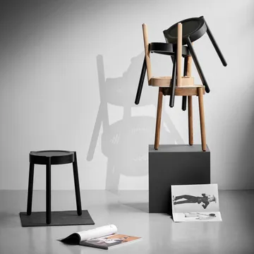 Pal stool - Black oak - Northern