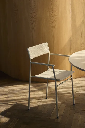 Vev armchair - Grey beige-natural rope - Northern