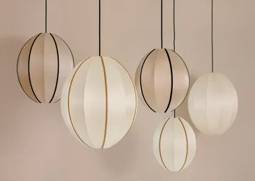 Indochina Classic Oval S lamp shade - Offwhite-amber - Oi Soi Oi