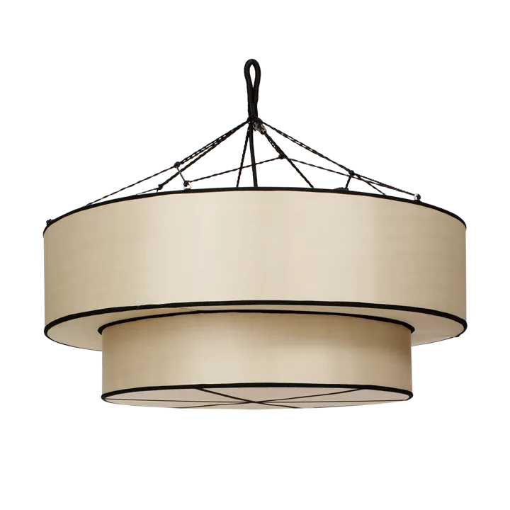Indochina Classic Tophat lamp shade - Kit-black - Oi Soi Oi