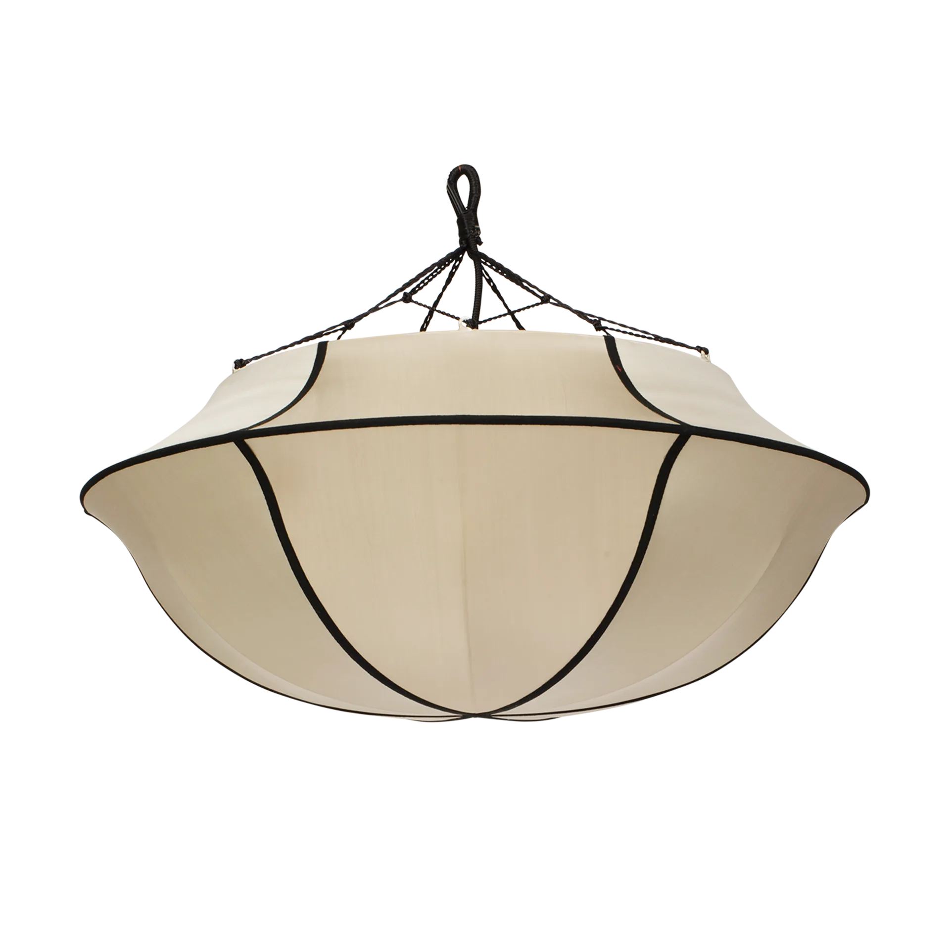 Indochina Classic Umbrella pendant, Kit-black Oi Soi Oi