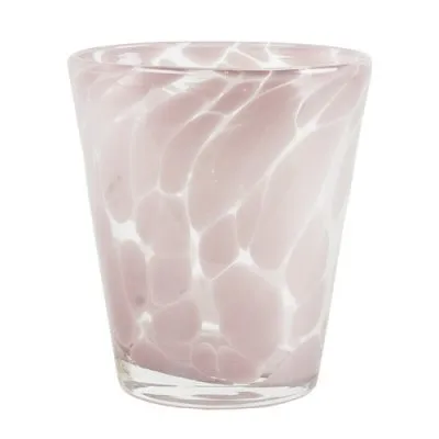 Milan glass Ø9x10 cm, Pink Olsson & Jensen