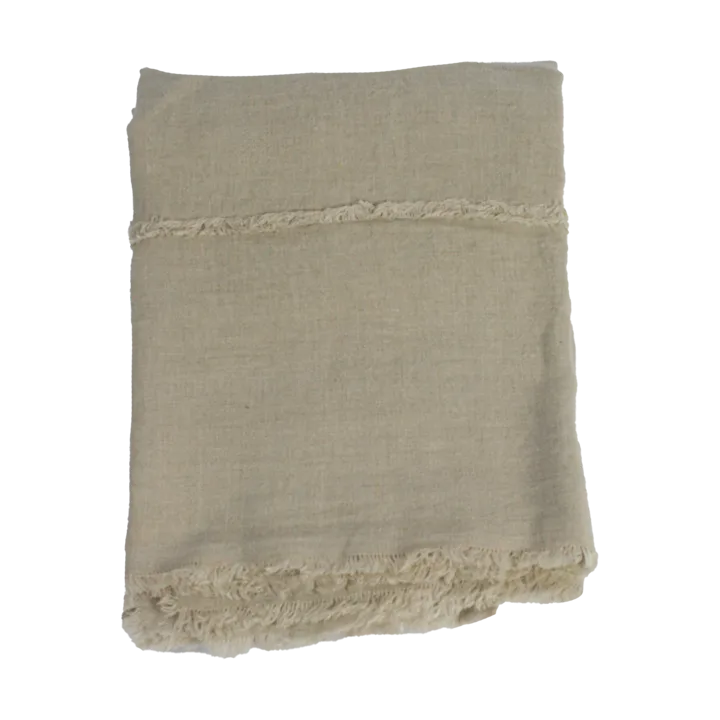Monique linen tablecloth 150x300 - Beige - Olsson & Jensen