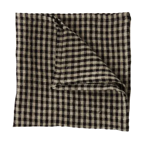 Vipa linen napkin 45x45 cm, Black sand Olsson & Jensen