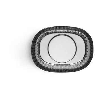 Magica tealight holder super ellipse 5 cm - Grey - Orrefors