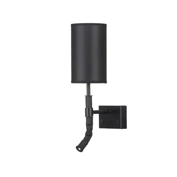 Butler wall lamp fixed mounting - Black - Örsjö Belysning