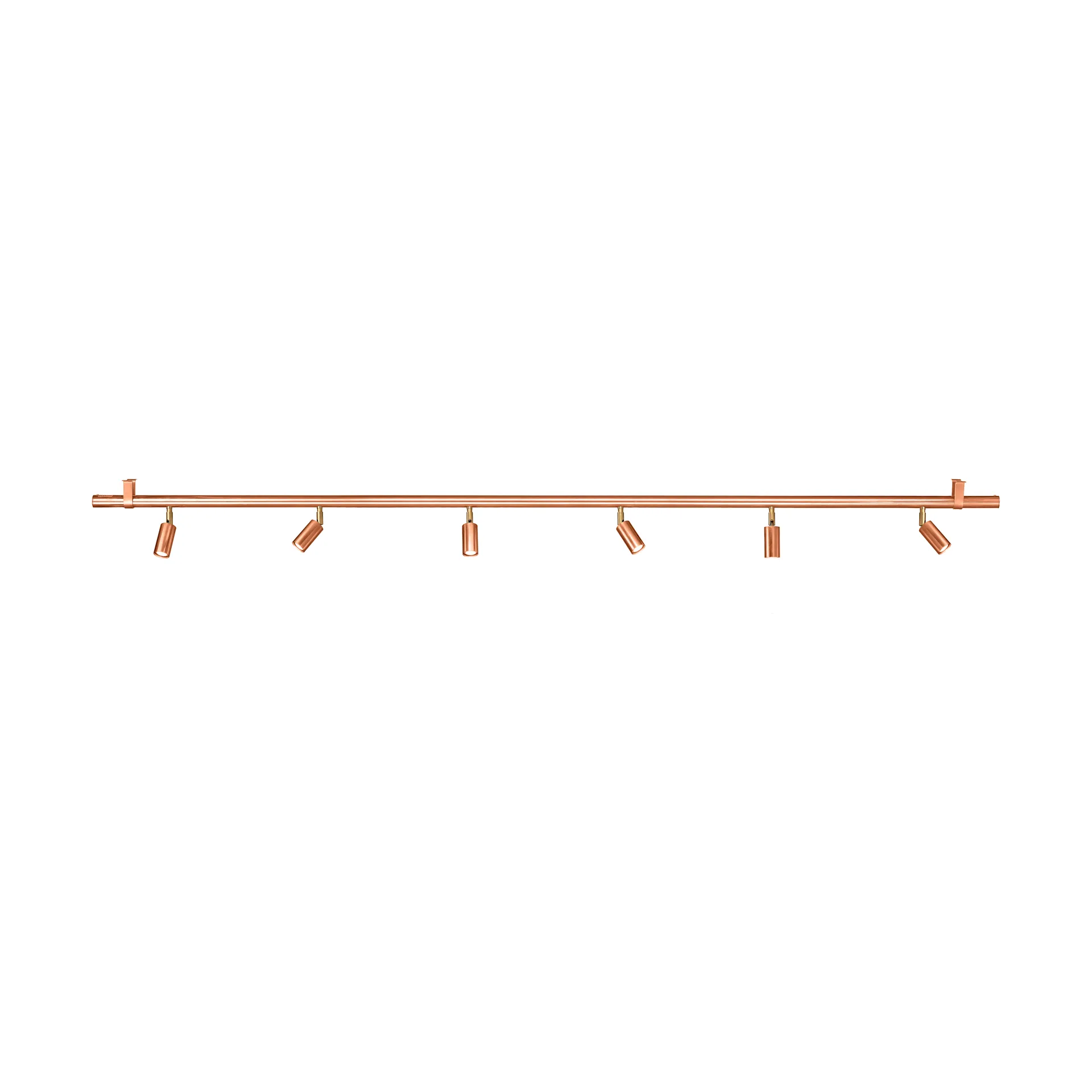 Starlight 6 wall and ceiling lamp, Raw copper Örsjö Belysning
