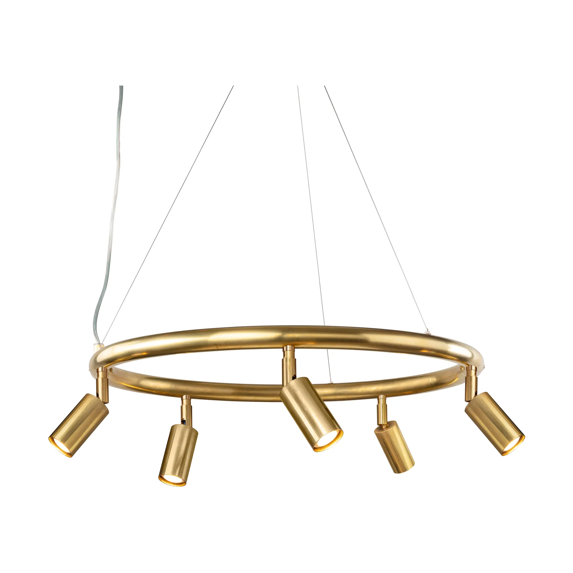 Starlight round wall and ceiling light Ø60 cm, Raw brass Örsjö Belysning
