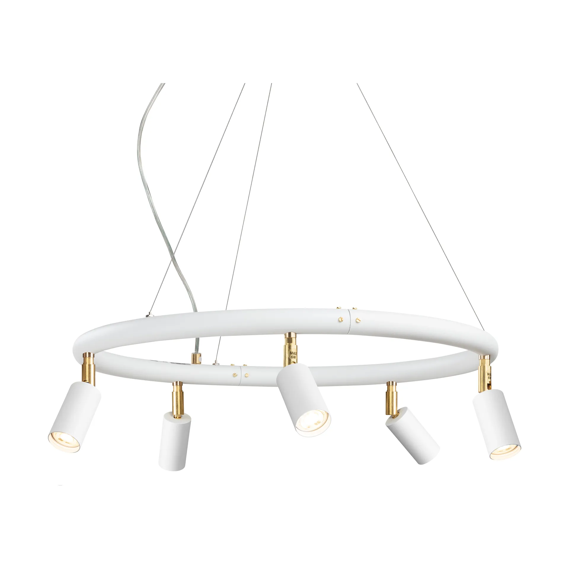 Starlight round wall and ceiling light Ø60 cm, White textured lacquer RAL 9016 Örsjö Belysning