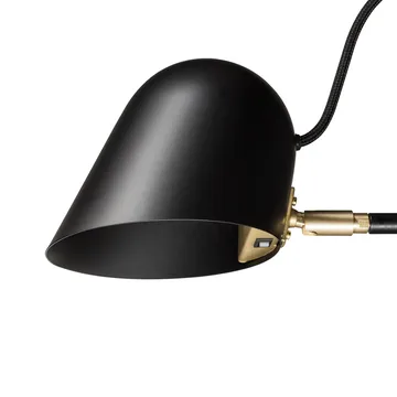 Streck table lamp - Warm grey, warm grey textile cord - Örsjö Belysning