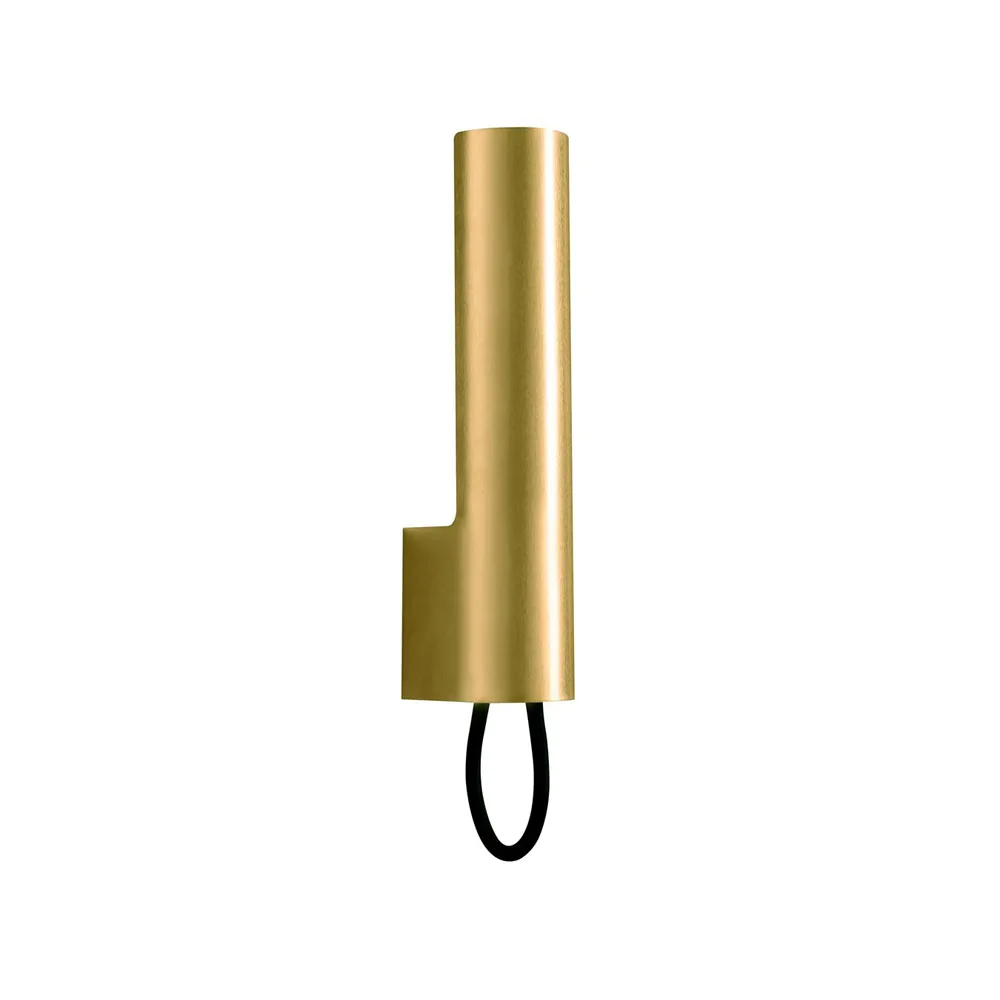 Visir wall lamp, Raw brass Örsjö Belysning