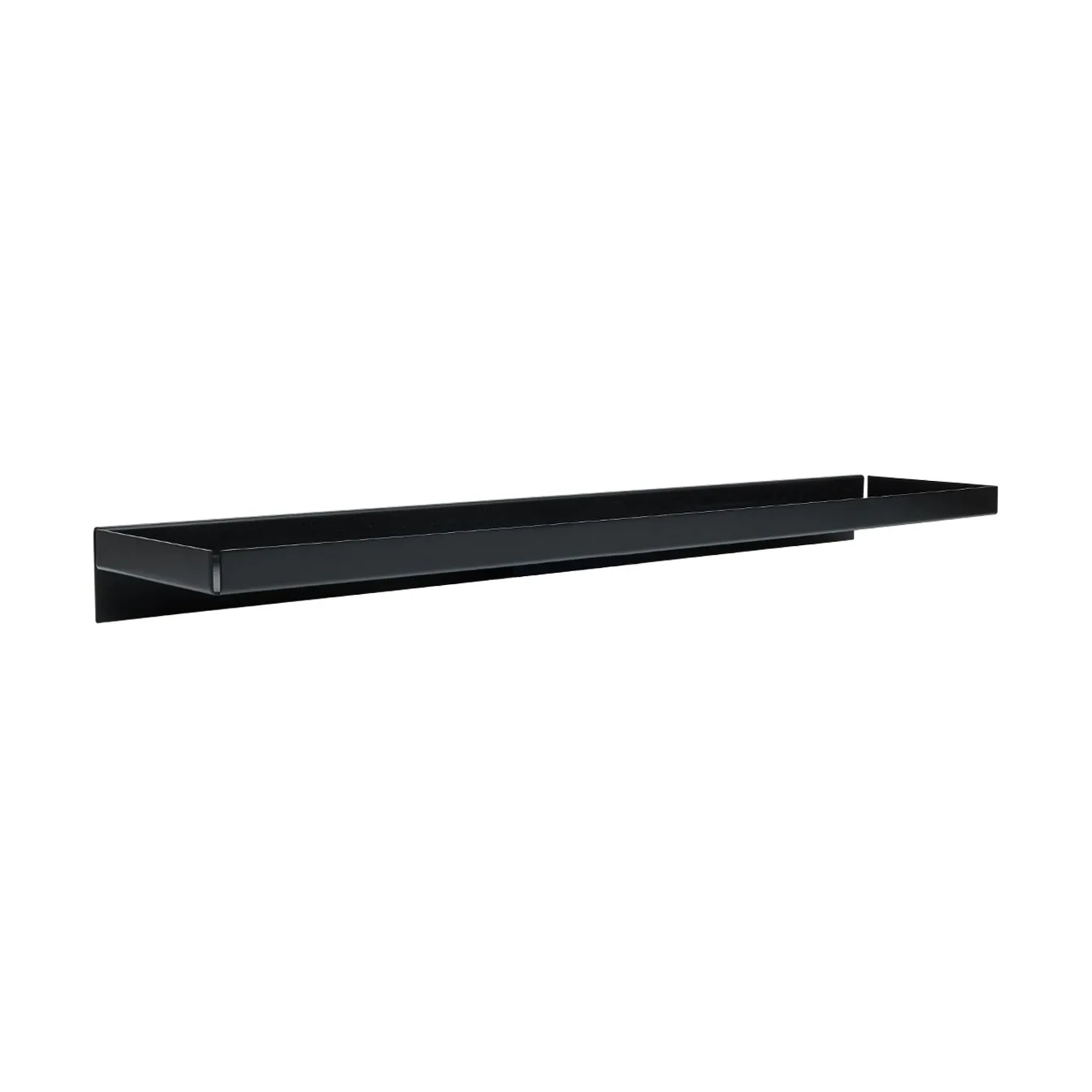 Bakku wall shelf large 16x80 cm, Black OYOY