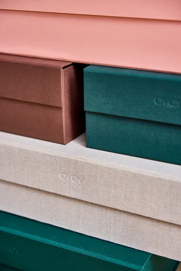 Hako storage box A4 - Coral - OYOY