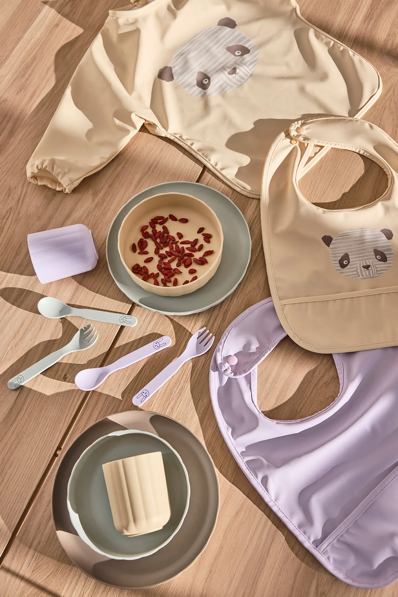 Pullo children's cutlery set, Pale Mint OYOY