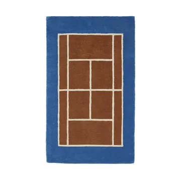 Tennis mat - Caramel-Optic blue, 88x150 cm - OYOY