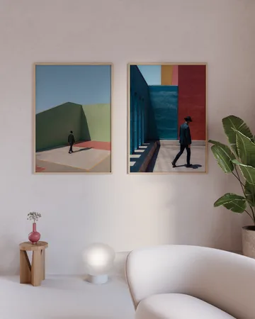 Simplicity of the Moment poster - 50x70 cm - Paper Collective