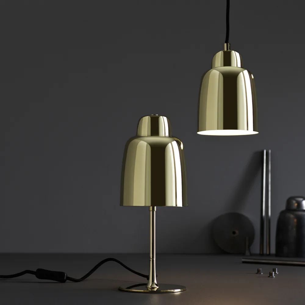 Champagne 30 table lamp, Brushed gold Pholc