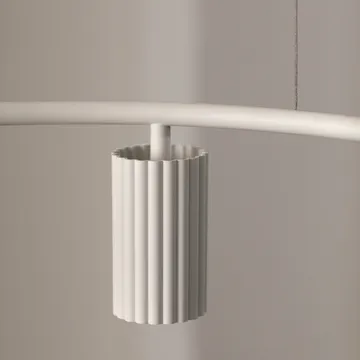 Donna Circle 60 ceiling lamp - linen - Pholc