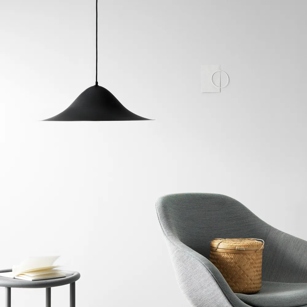 Hans 35 Pendant, Black matte, medium Pholc
