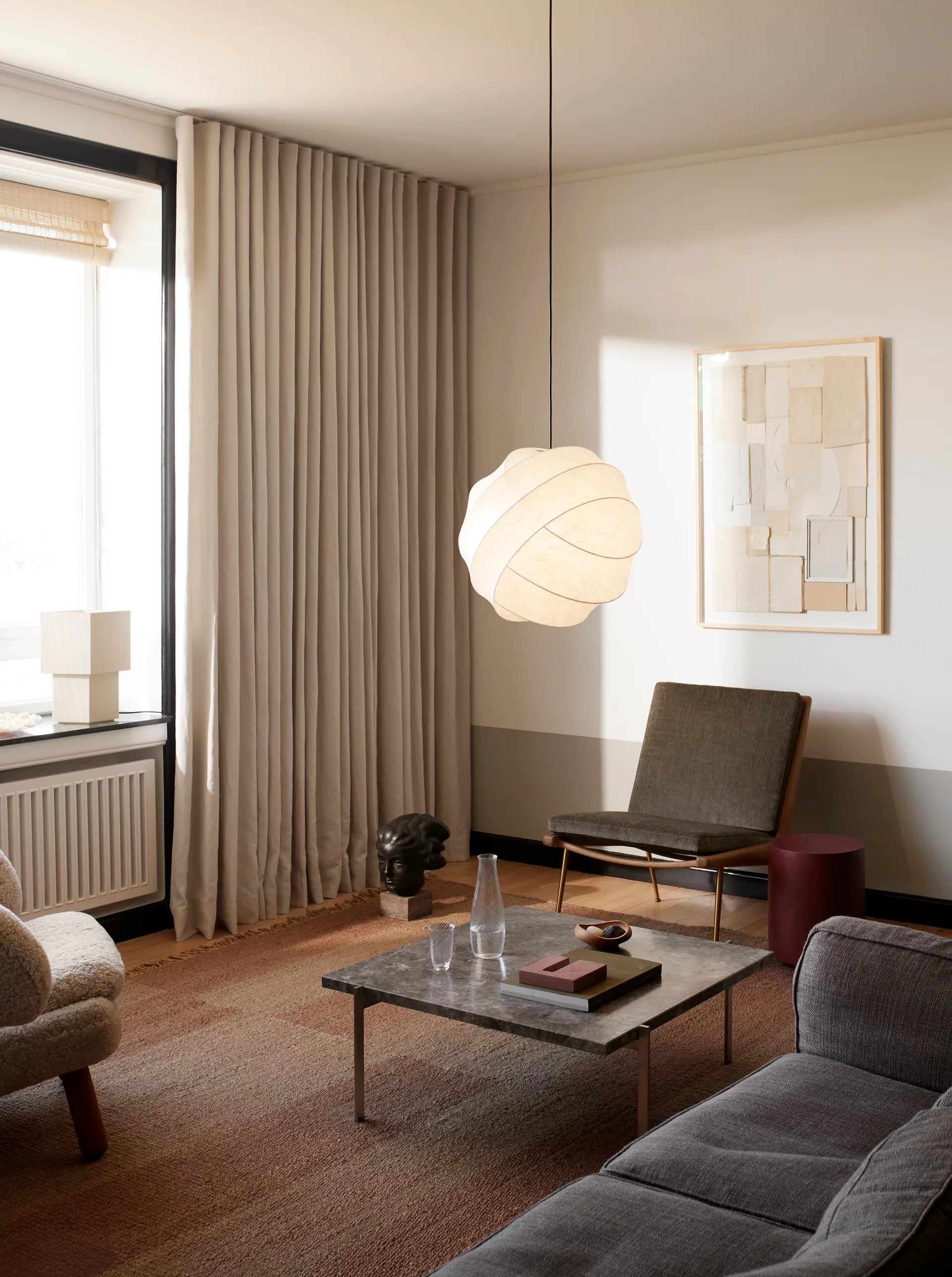 Turner 65 pendant lamp, White Pholc