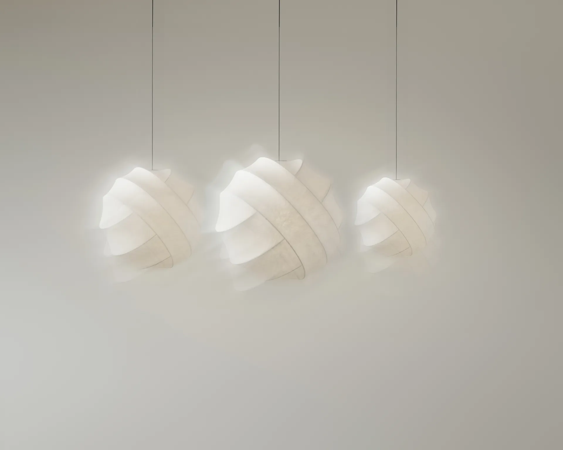 Turner 80 pendant, White Pholc