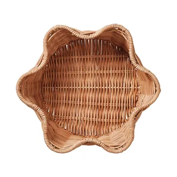 Rattan Round basket - Natural, 23 cm - Pick a Poppy