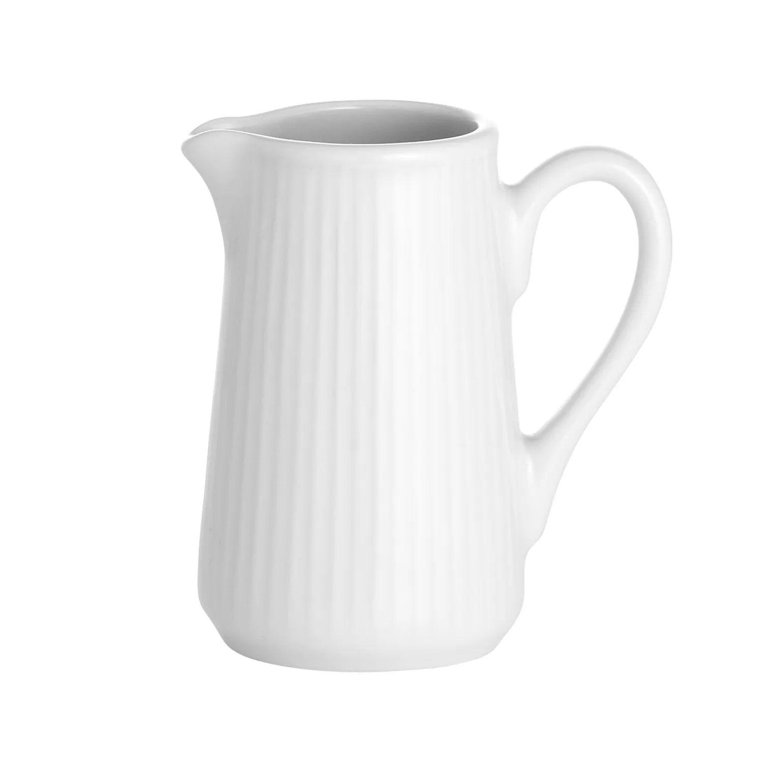 Plissé pot 13 cl, White Pillivuyt