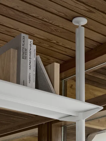 Pira G2 shelving system F C B White/Oak 256–264 cm - Pira