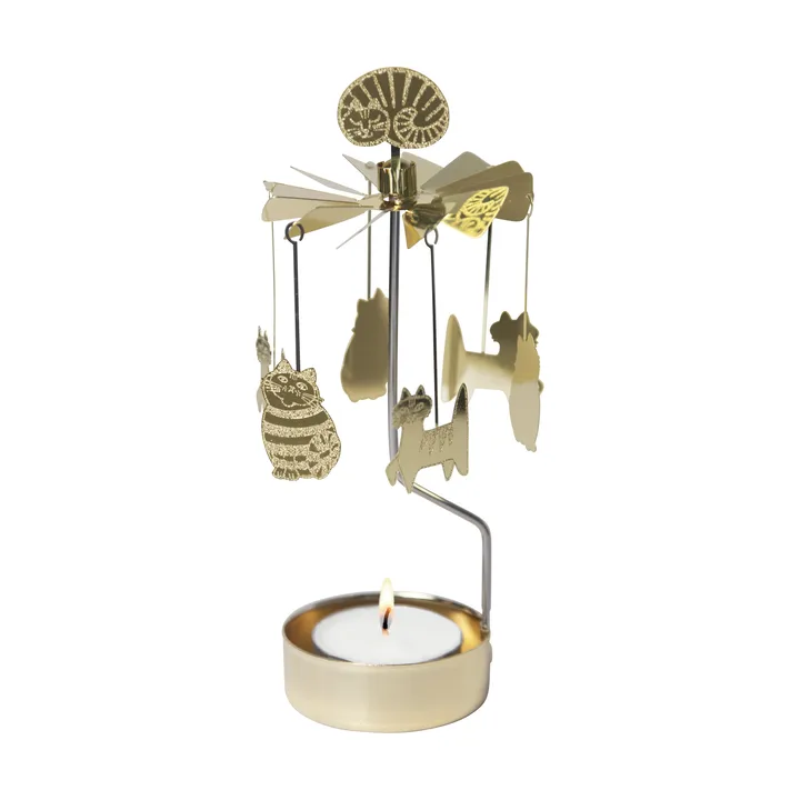 Lisa Larson cats angel chime - Gold - Pluto Design