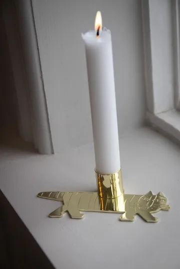 Lisa Larson Mikey candlestick - Gold - Pluto Design