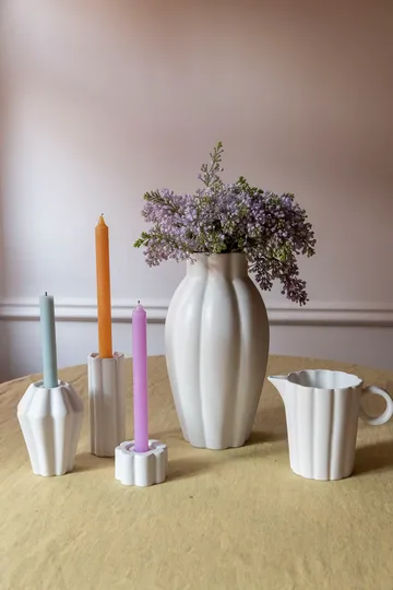 Birgit vase/lantern 17 cm - Shell - PotteryJo