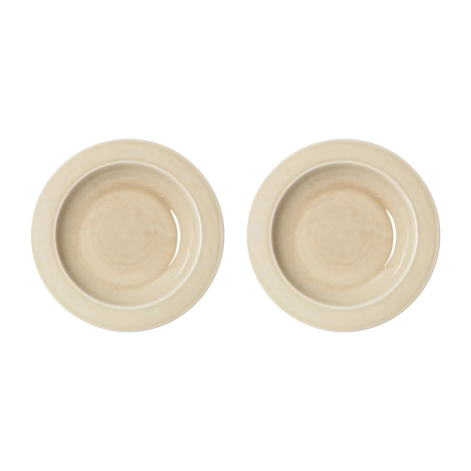 Daga deep plate Ø23.5 cm 2-pack, Oat PotteryJo