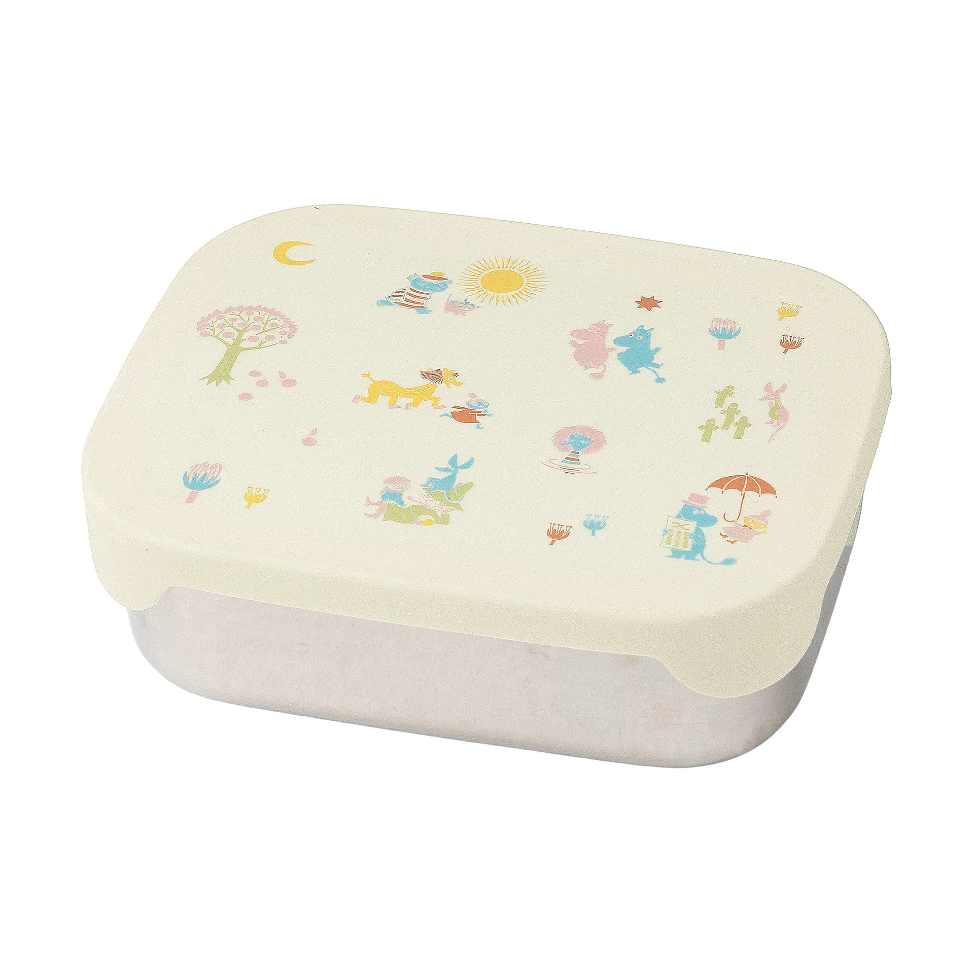Mumin 80 lunchbox metal 13x17 cm, Beige Rätt Start