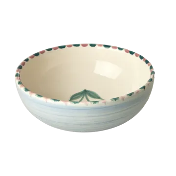 Rice ceramic bowl 35 cl - Cherry-blue - RICE