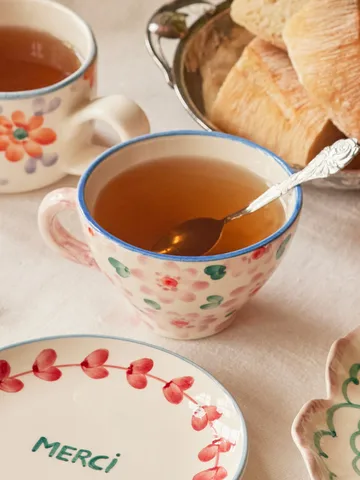 Rice ceramic teacup - Pink - RICE