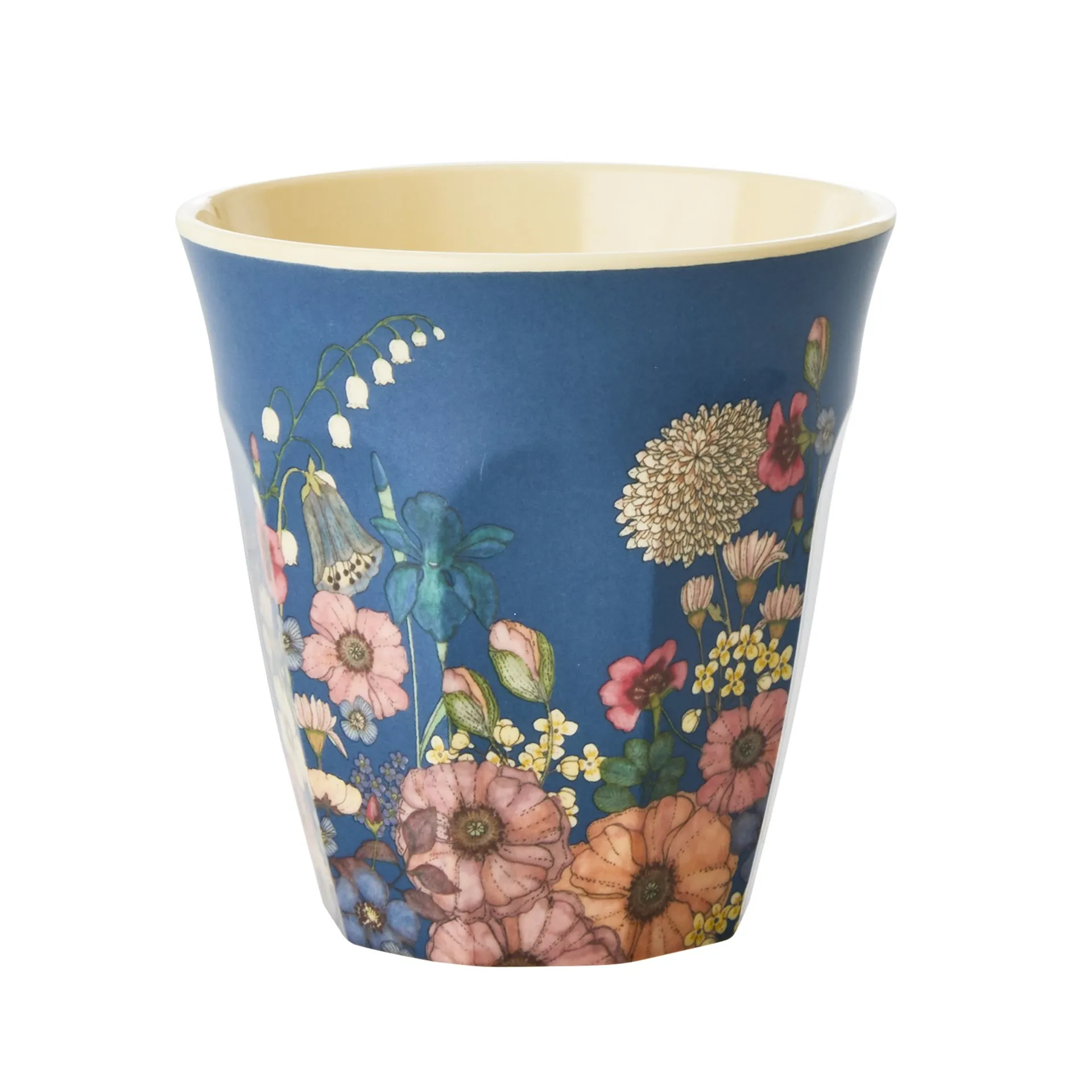 Rice melamine cup medium, Flower collage RICE